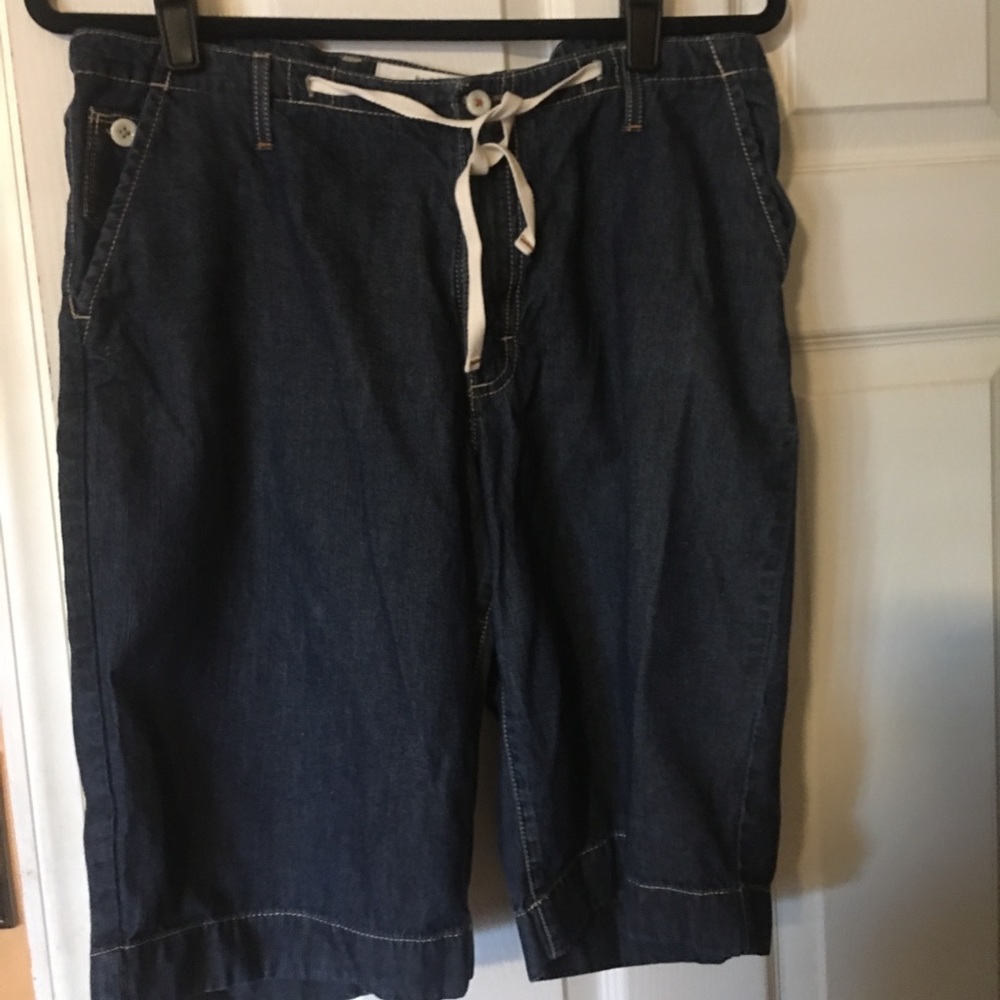 Merona tie waist denim shorts